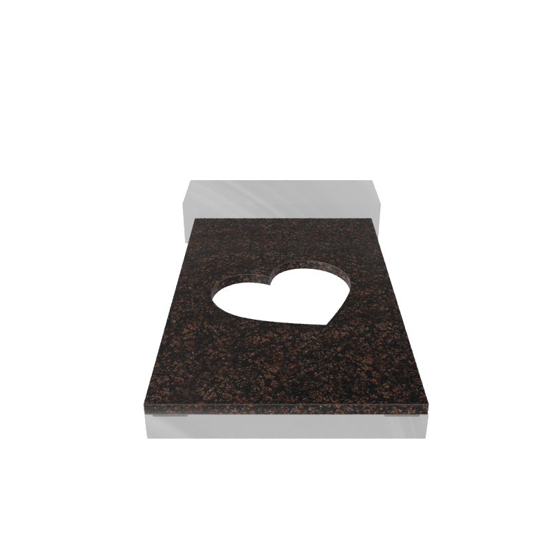 Надгробная плита гранит Дымовский 1000/600/30 № 2