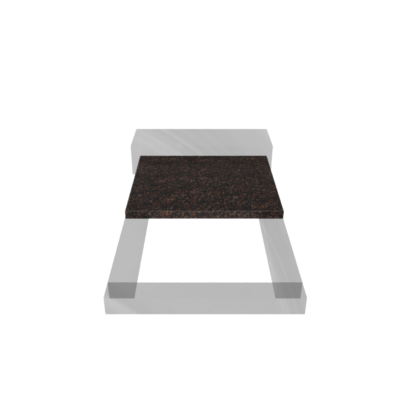 Надгробная плита гранит  Дымовский 600/600/30 № 7